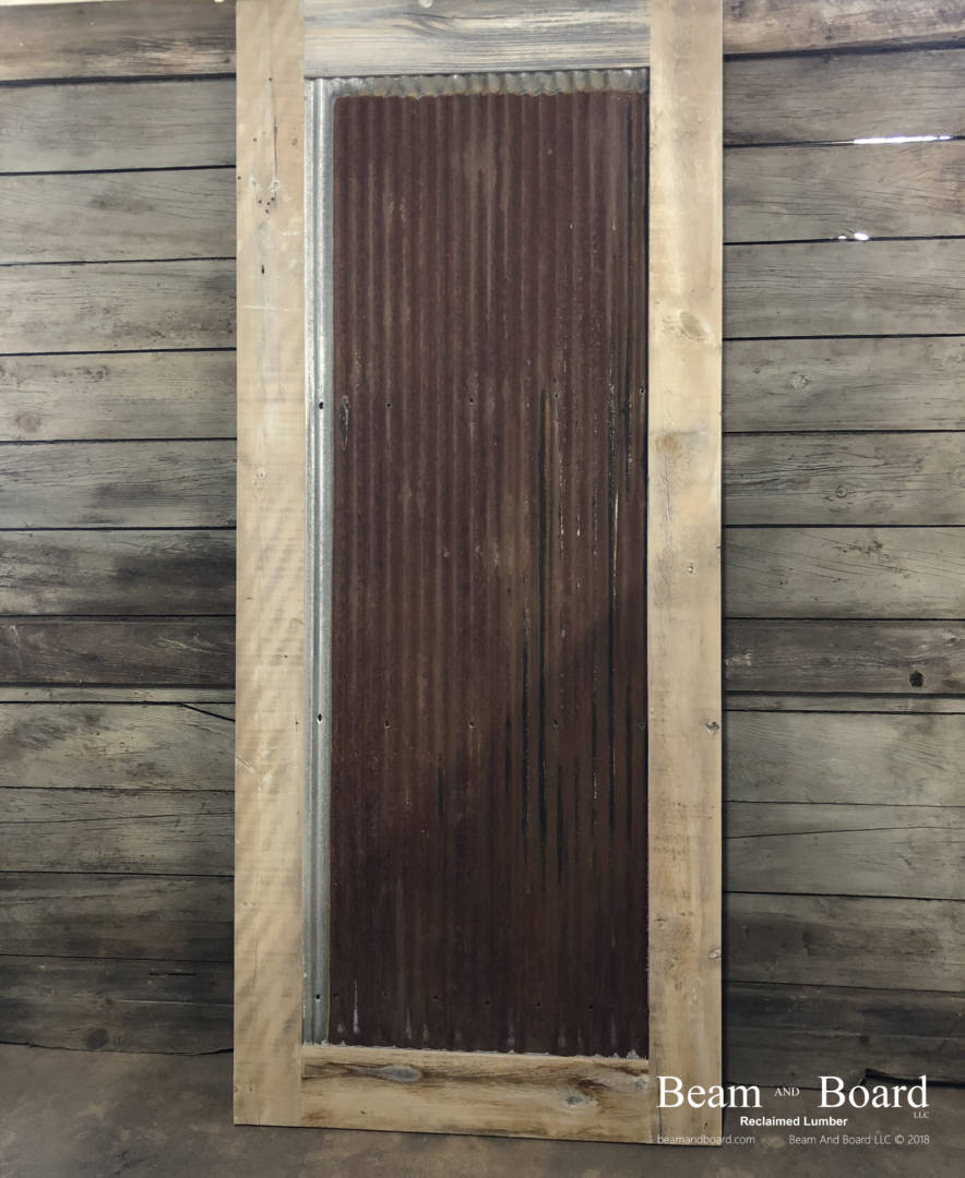 Corrugated Metal Door