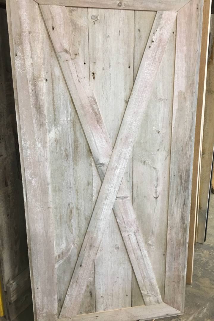 Whitewash Barn Door